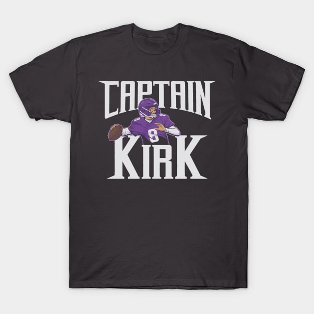 Kirk Cousins Captain T-Shirt by Chunta_Design